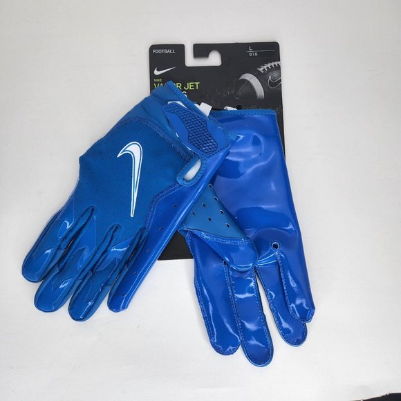 Nike Vapor Jet 6.0 Adult Football Gloves Blue Men's Size M & L CZ4127-49… - Picture 4 of 6